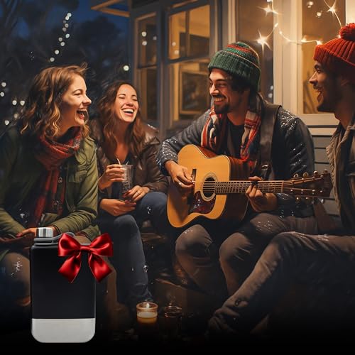 Hip Flask for Liquor - Perfect Holiday Gift for Men or Women - 304 Stainless Steel - Leakproof Drinking Flask for Whiskey Alcohol or Bourbon flask (8 ounce, Includes Funnel)