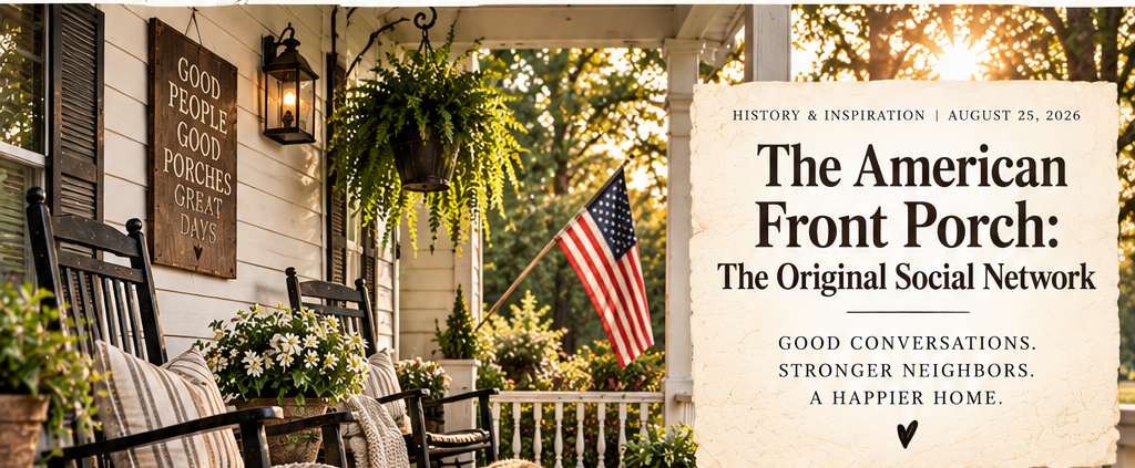 The American Front Porch: The Original Social Network