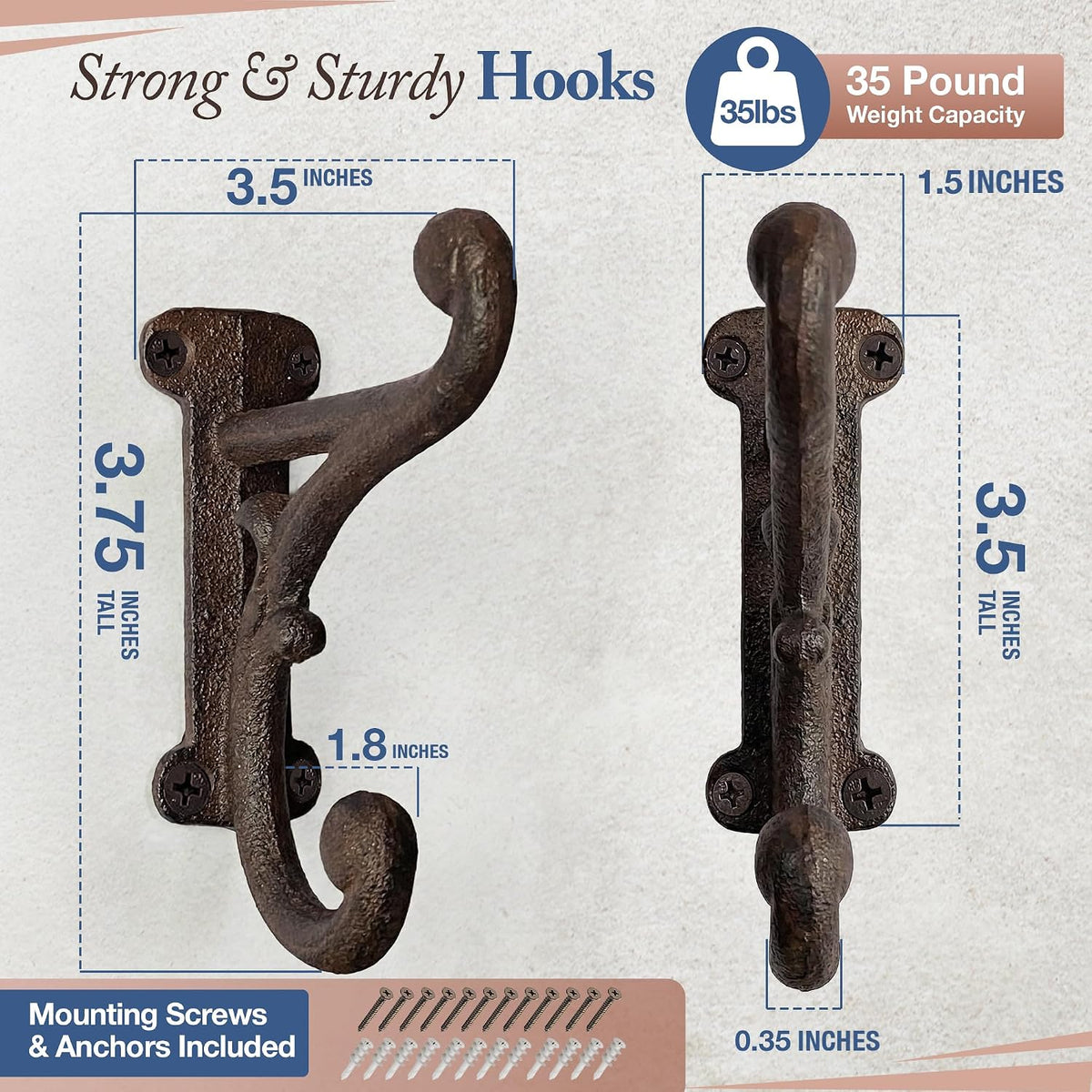 Rustic Antique Brown | Amazon gallery 3